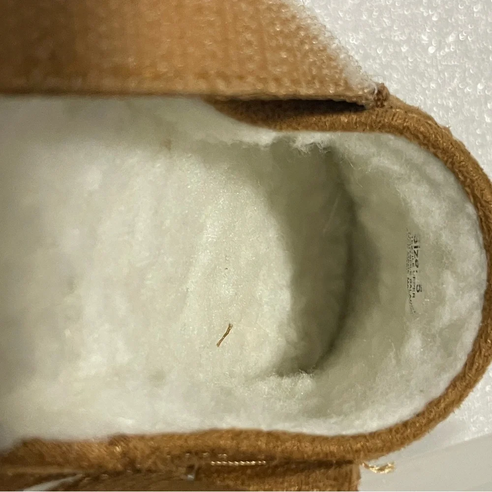 PAWZ Brown Kids Moccasin Booties /size 5